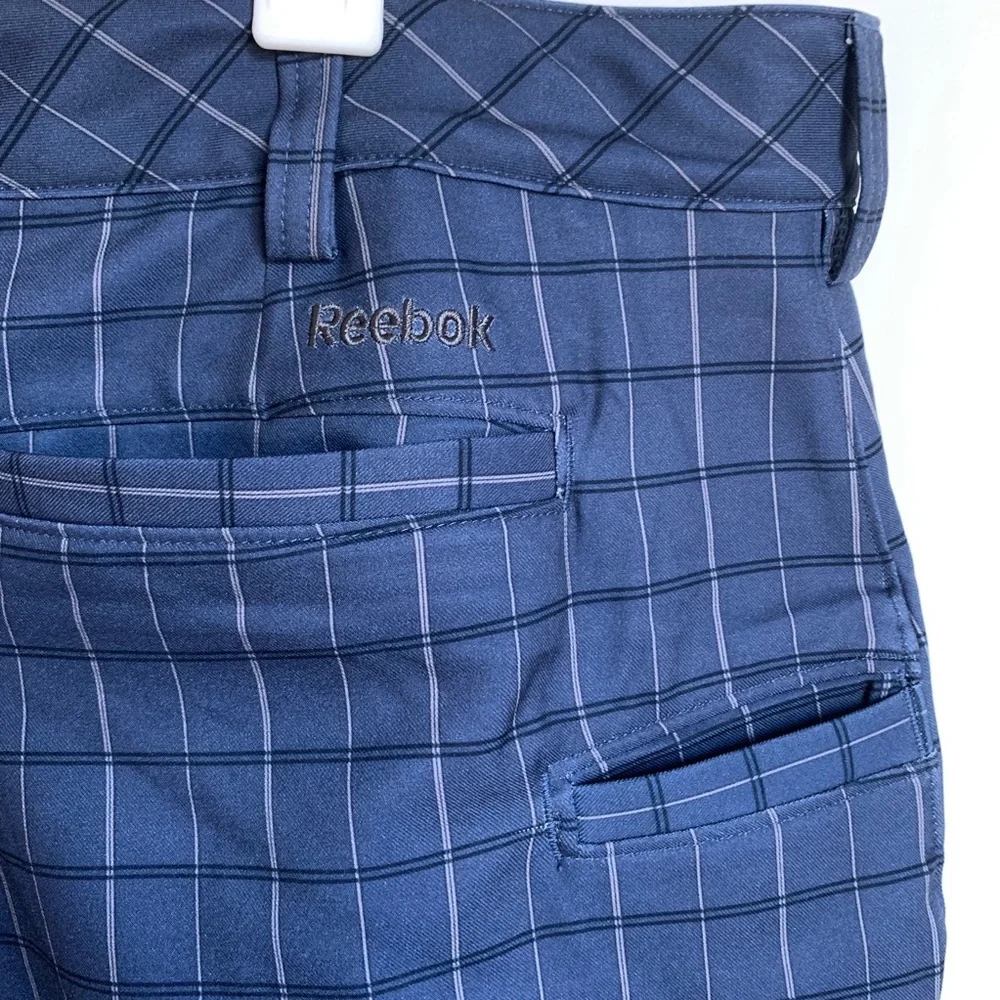 Reebok Golf Men's Blue Plaid‎ Shorts